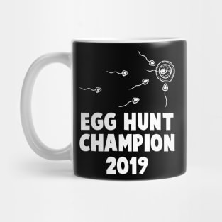Dad Pregnancy Announcement Egg Hunt Champion 2019 Shirt Mug